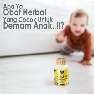 Obat Herbal Gamat Gold-G Mengatasi Panas Tinggi Anak